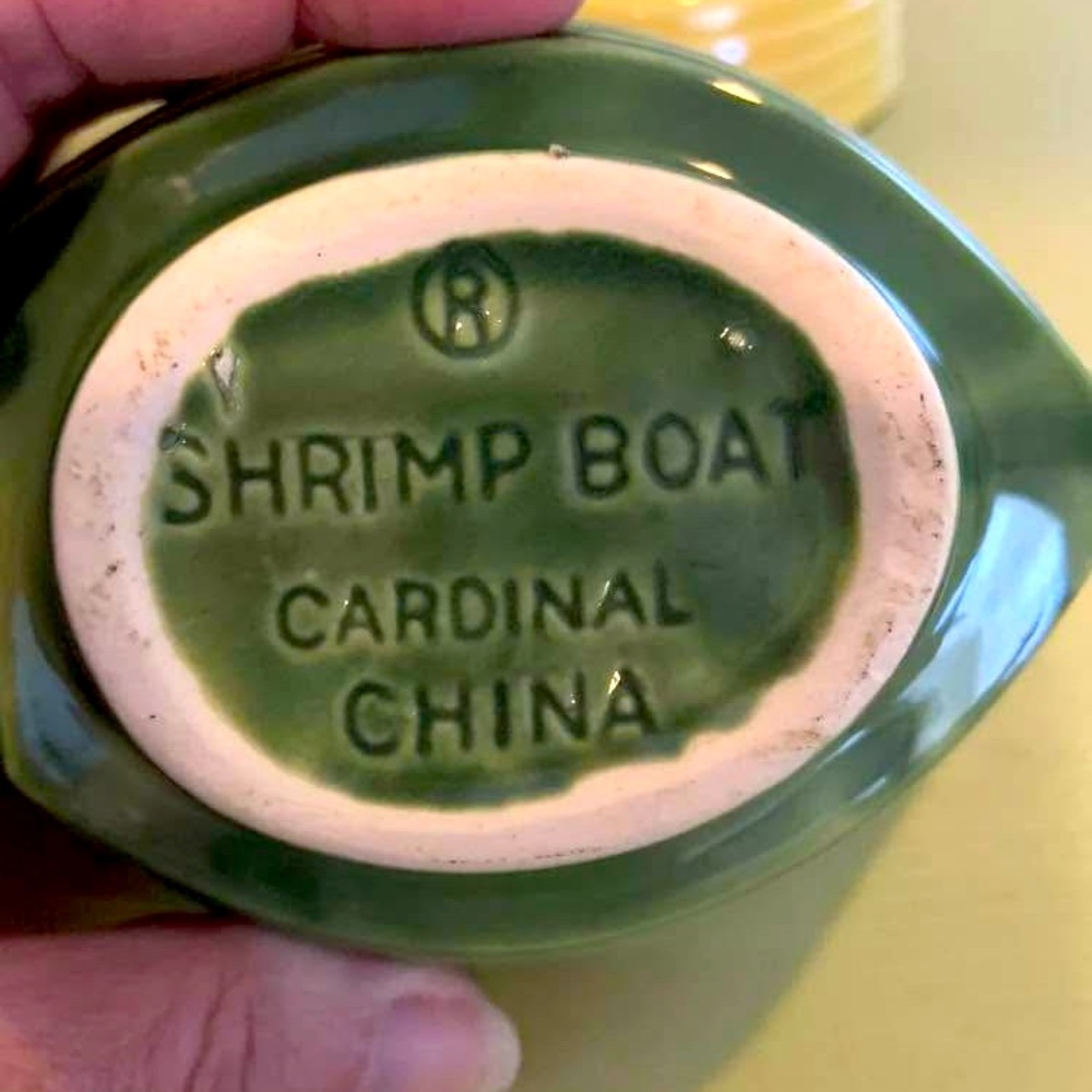 Vintage 1950’s Cardinal China Shrimp Cocktail Boats Set Of 4 - Picture 2 of 8